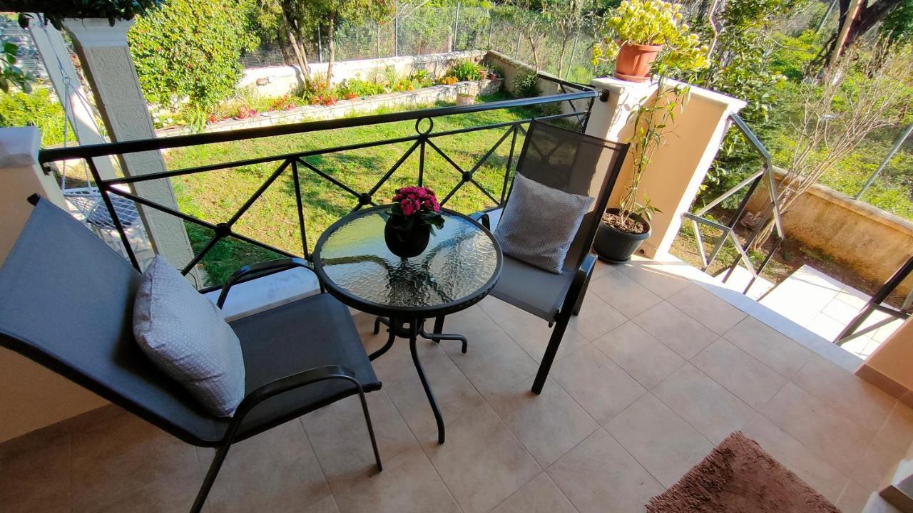Apartament The Garden House Corfu Alepou Zewnętrze zdjęcie